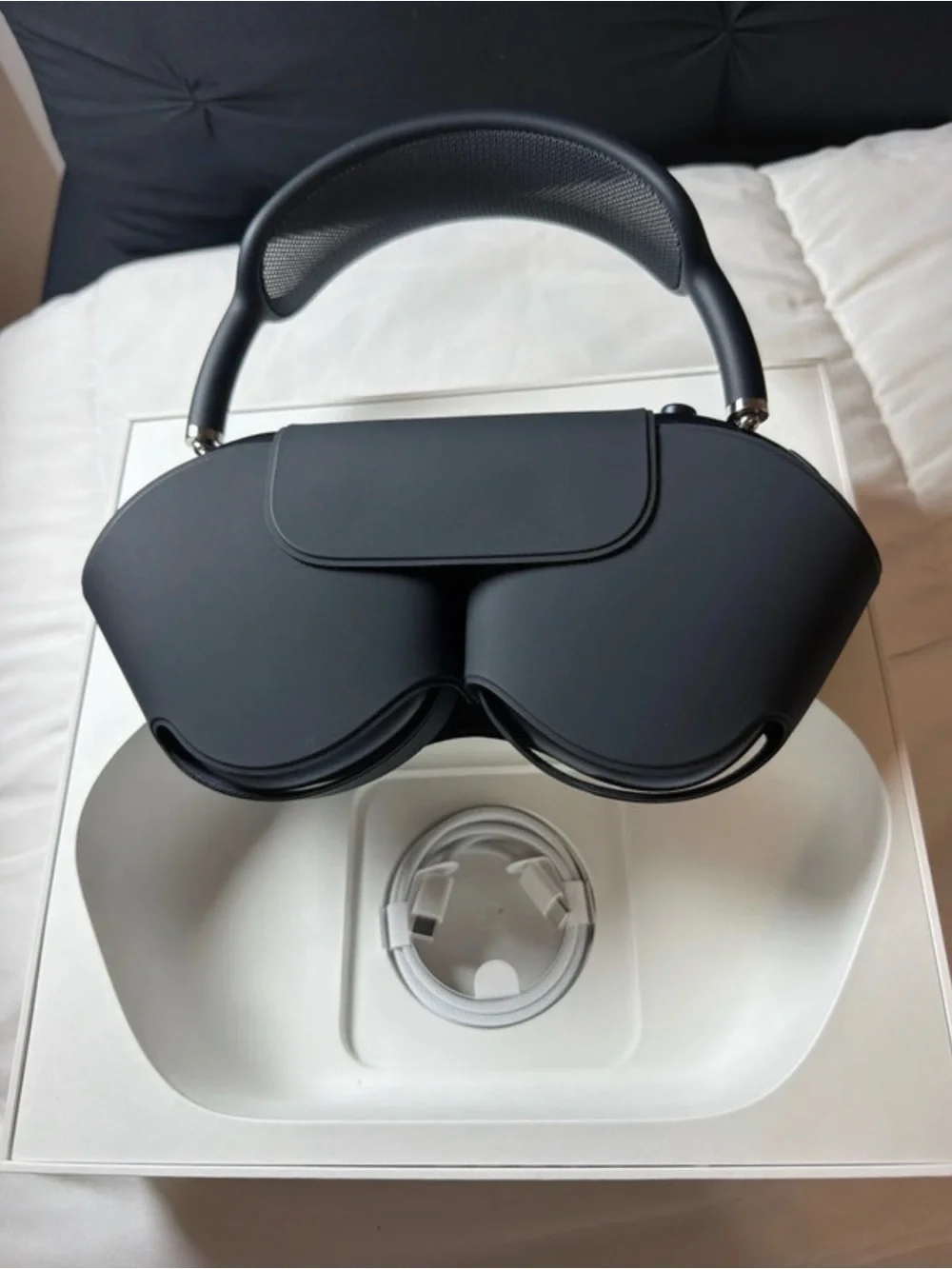 Apple AirPods Max in Matte Black with Mesh Headband